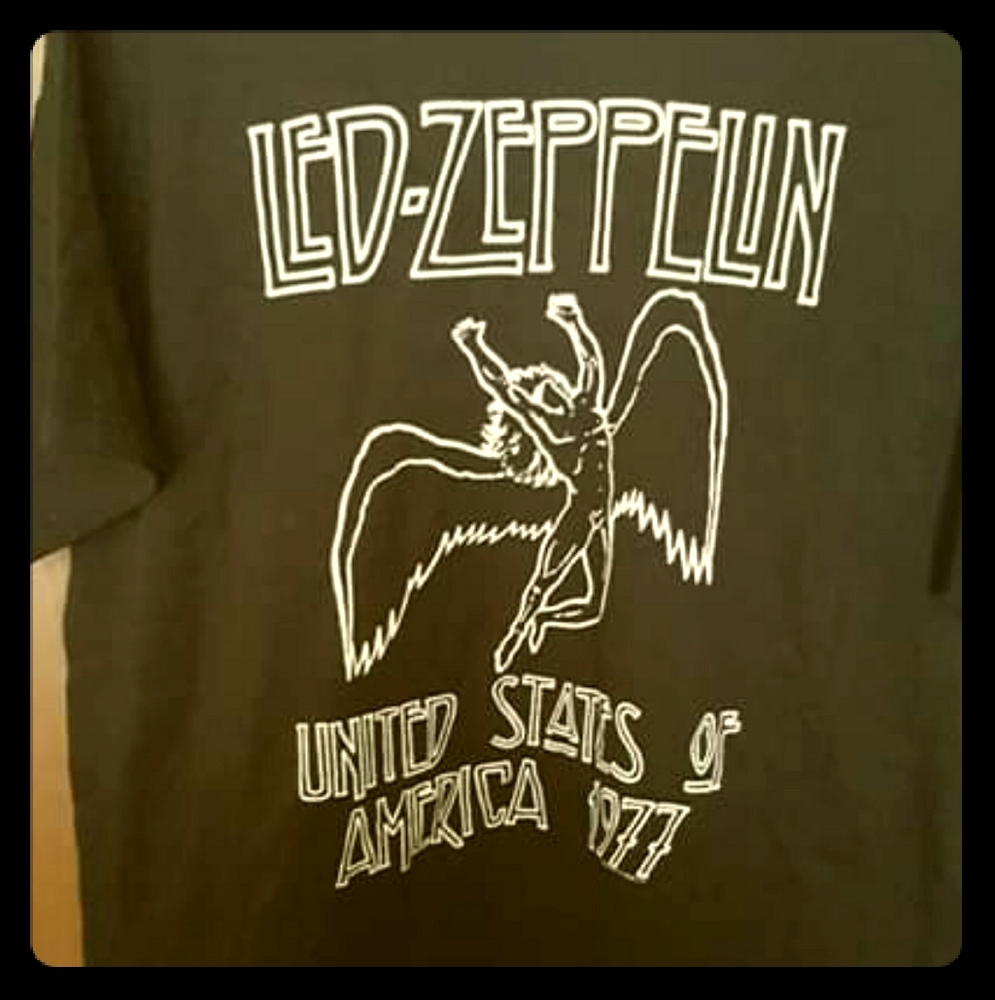 Led zepplin tour tshirt